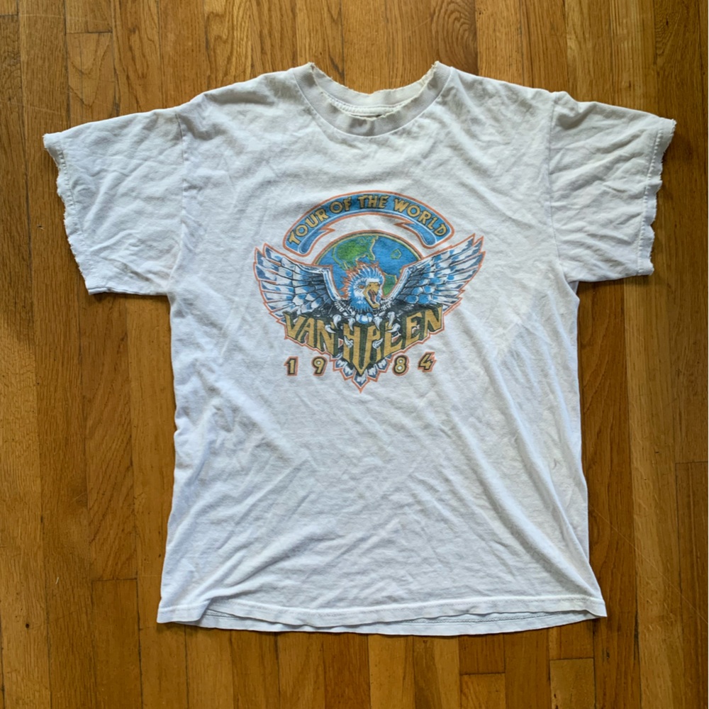 Vintage Inspired Van Halen Live Nation Short Sleeve Band Tee